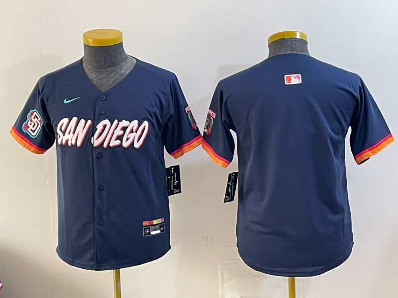 youth San Diego Padres blank Nike blue MLB Jersey 0519001